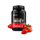 Whey Protein Gold Standard 100% Optimum Nutrition Morango 907g Suplemento Alimentar em Pó
