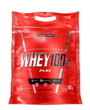 Whey Protein Concentrado 100% Pure Integralmedica Chocolate 900g Refil Suplemento Alimentar em Pó