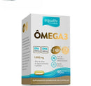 Ômega 3 1000mg 90 cápsulas equaliv com EPA e DHA Suplemento de Óleo de Peixe para Saúde Cardiovascular
